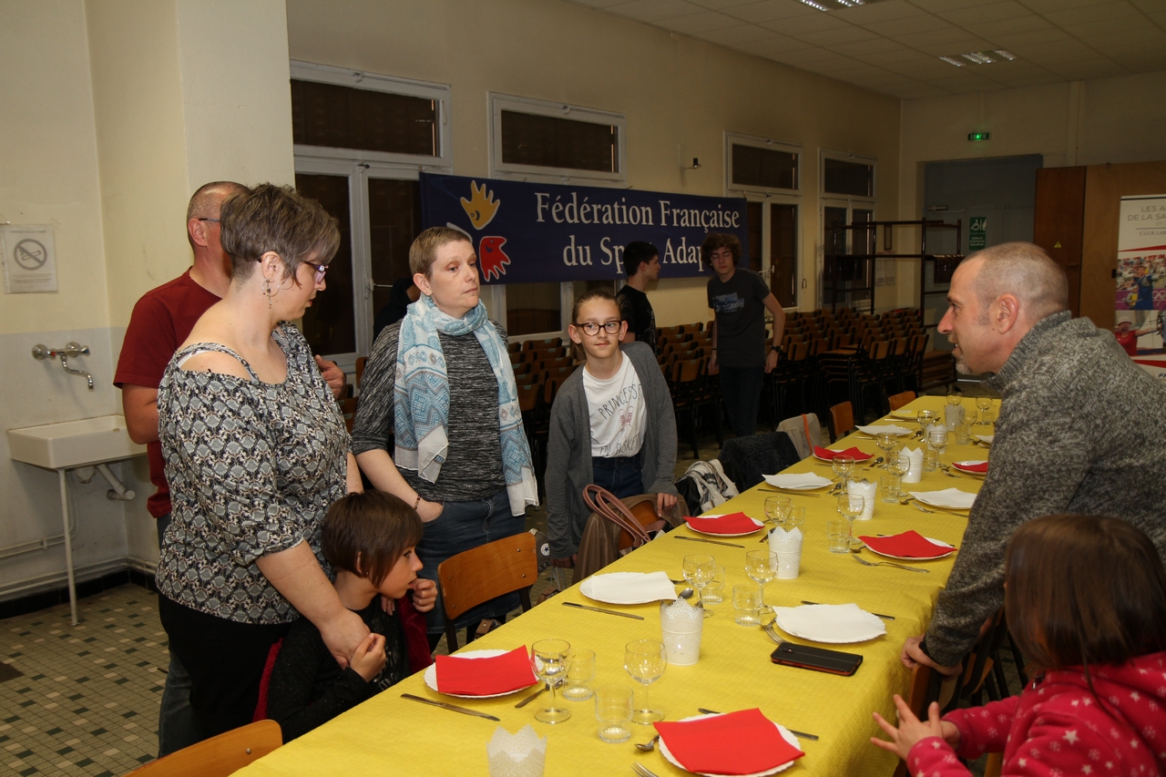 Repas annuel du club 6 avril 2019. 